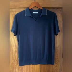 Paul Taylor Piquet Knitted Top M Pristine Condition